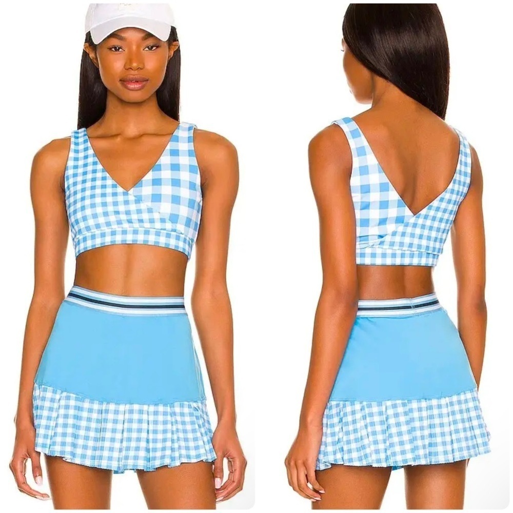 EleVen By Venus Williams | We Stand Proud Sports Brababy Gingham Blue | M